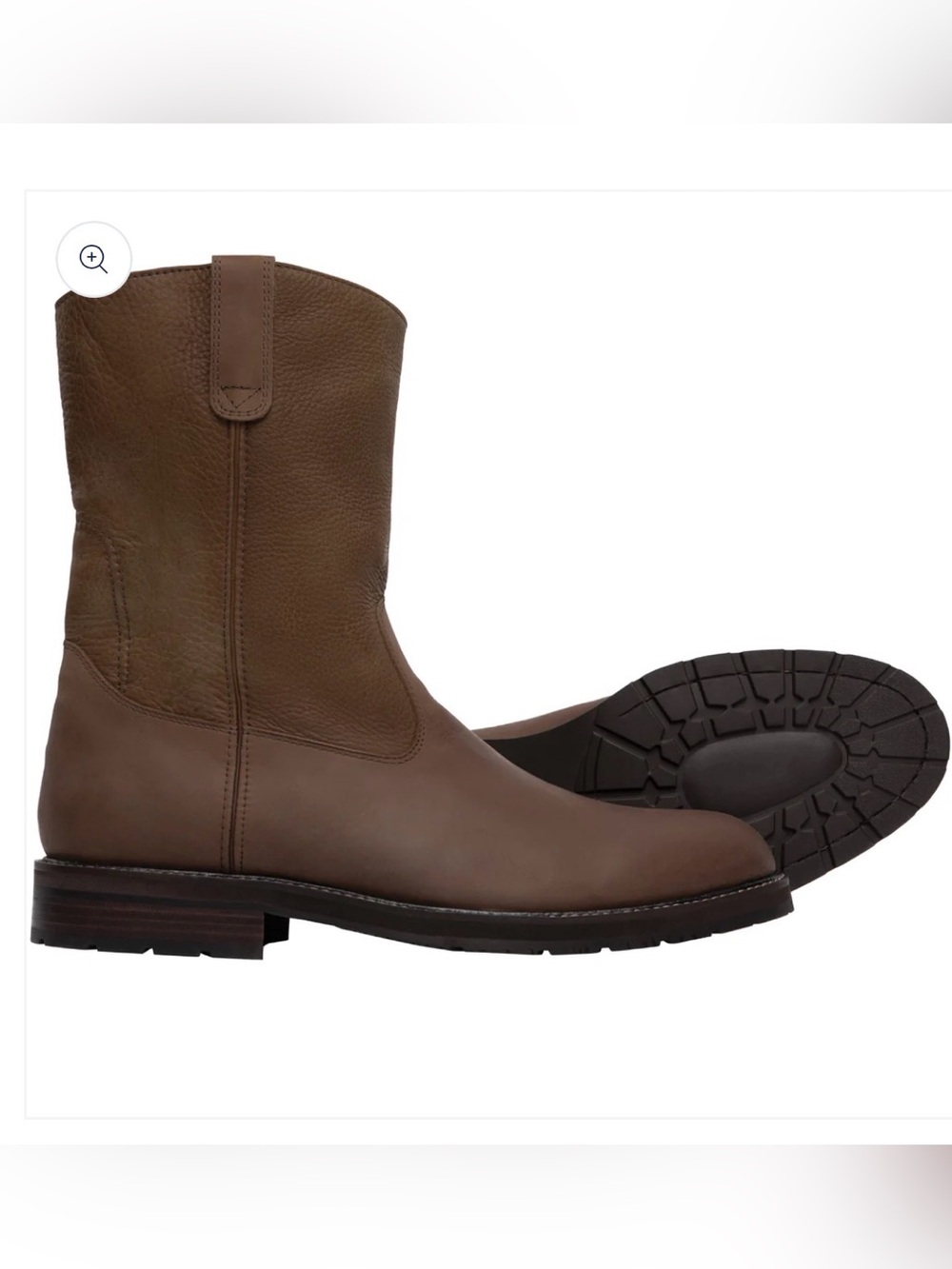 Men's Brown Leather Boots Onward Reserve Roper, 13 brand new in box cognac